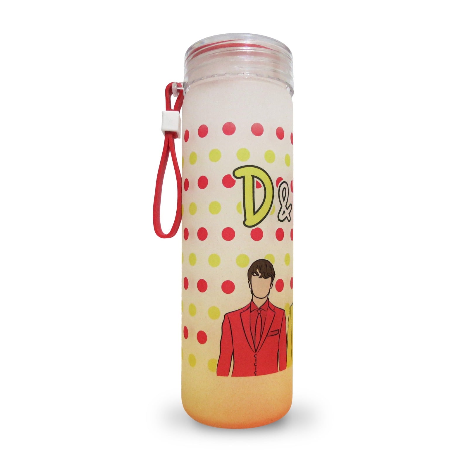 Vaso vidrio Super Junior D&E Rojo