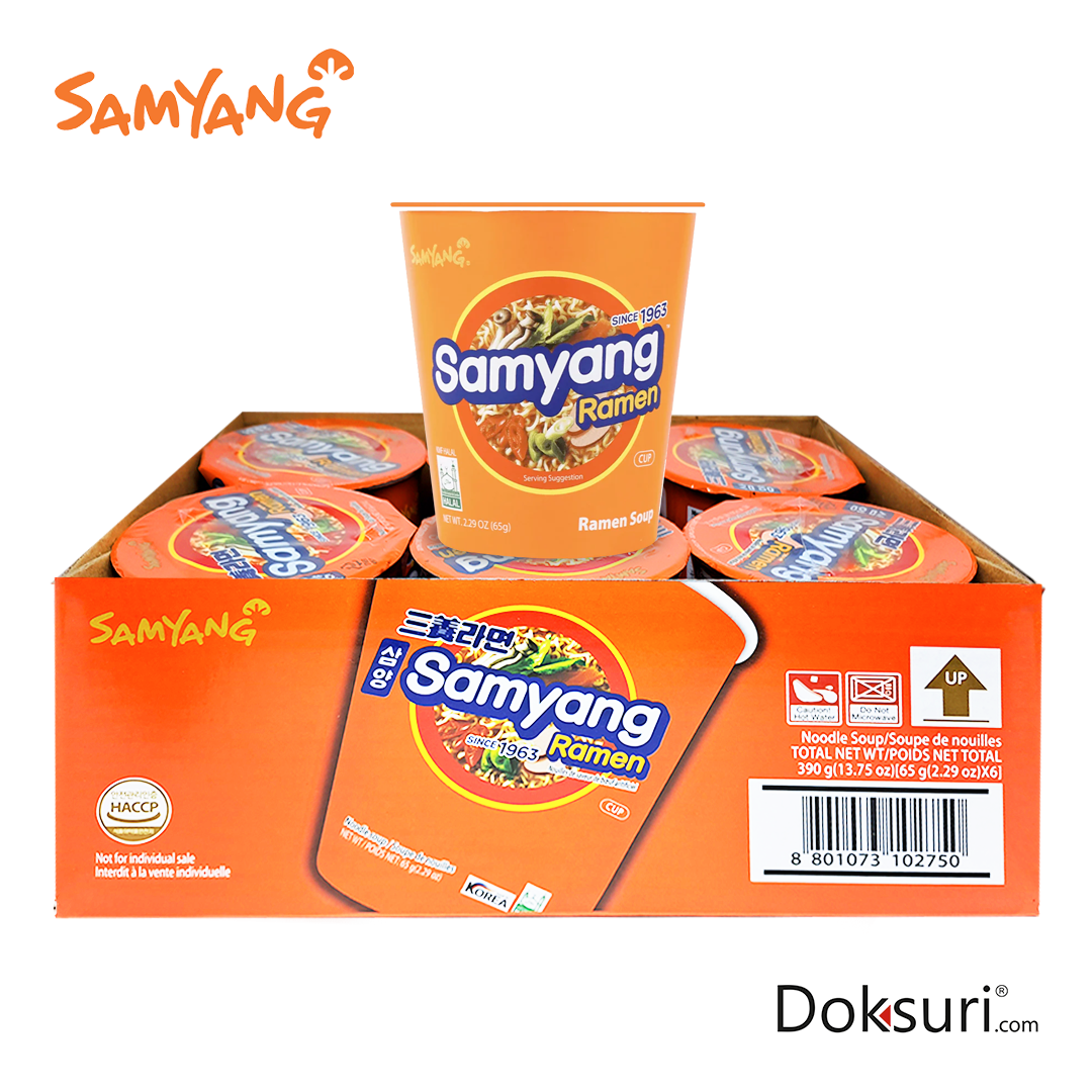 Samyang Ramen Cup 65g Pack 6pz