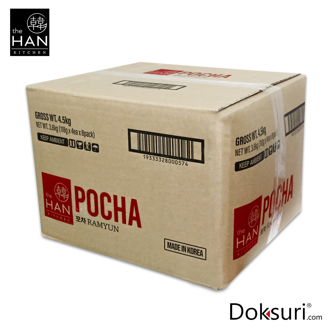 The Han Kitchen Pocha Ramyun 118g Caja 32 piezas