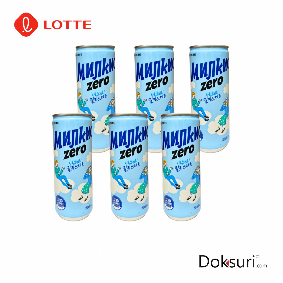 Lotte Milkis Original Zero 250ml 6pzs