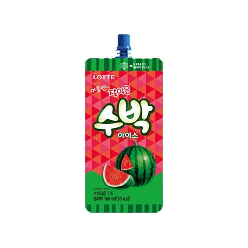 Lotte Watermelon Pouch 160ml