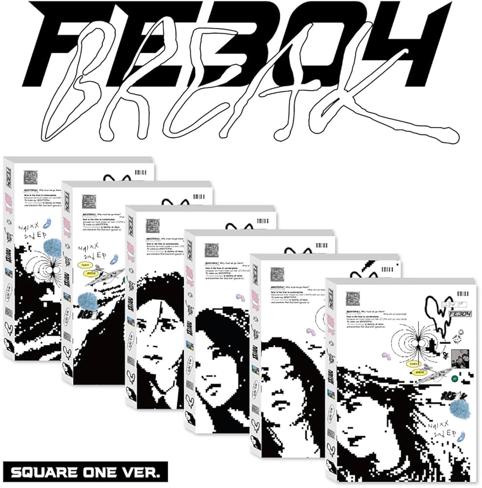 NMIXX 2nd EP Album Fe3O4 Break Ver. Square One ver. Random