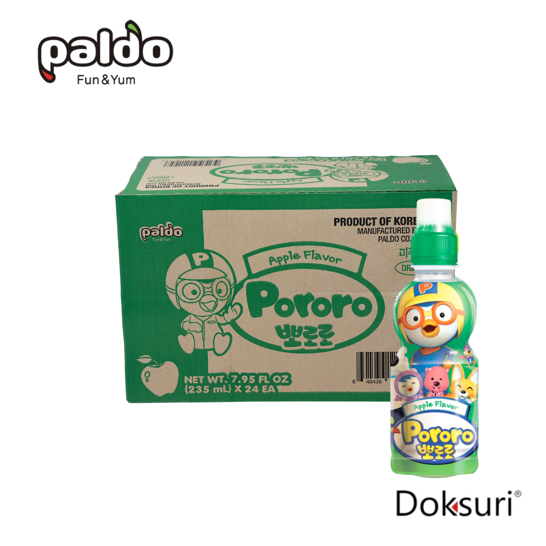 Caja Paldo Pororo Manzana Verde 235ml 24 piezas