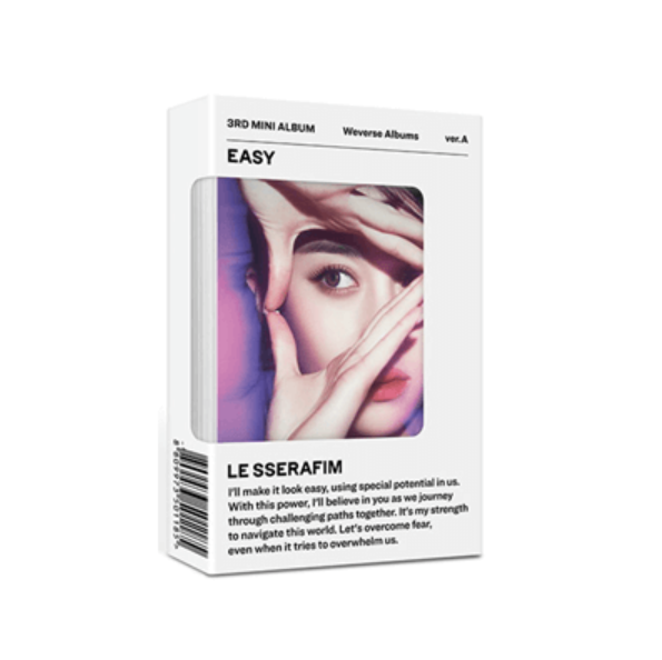 [POB Weverse] Le sserafim - 3rd Mini Album Easy Ver. Weverse Album [Ver. A]