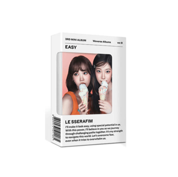 [POB Weverse] Le sserafim - 3rd Mini Album Easy Ver. Weverse Album [Ver. B]