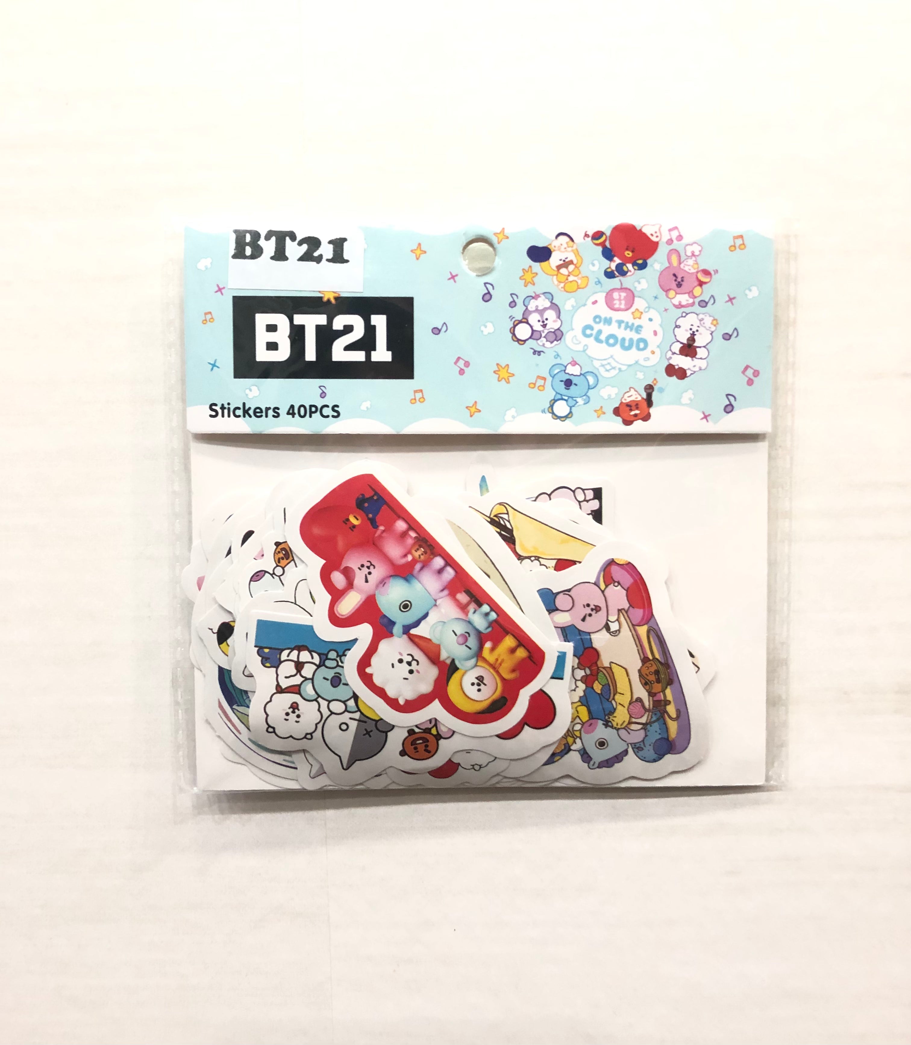 Set de stickers BT21 40 pz