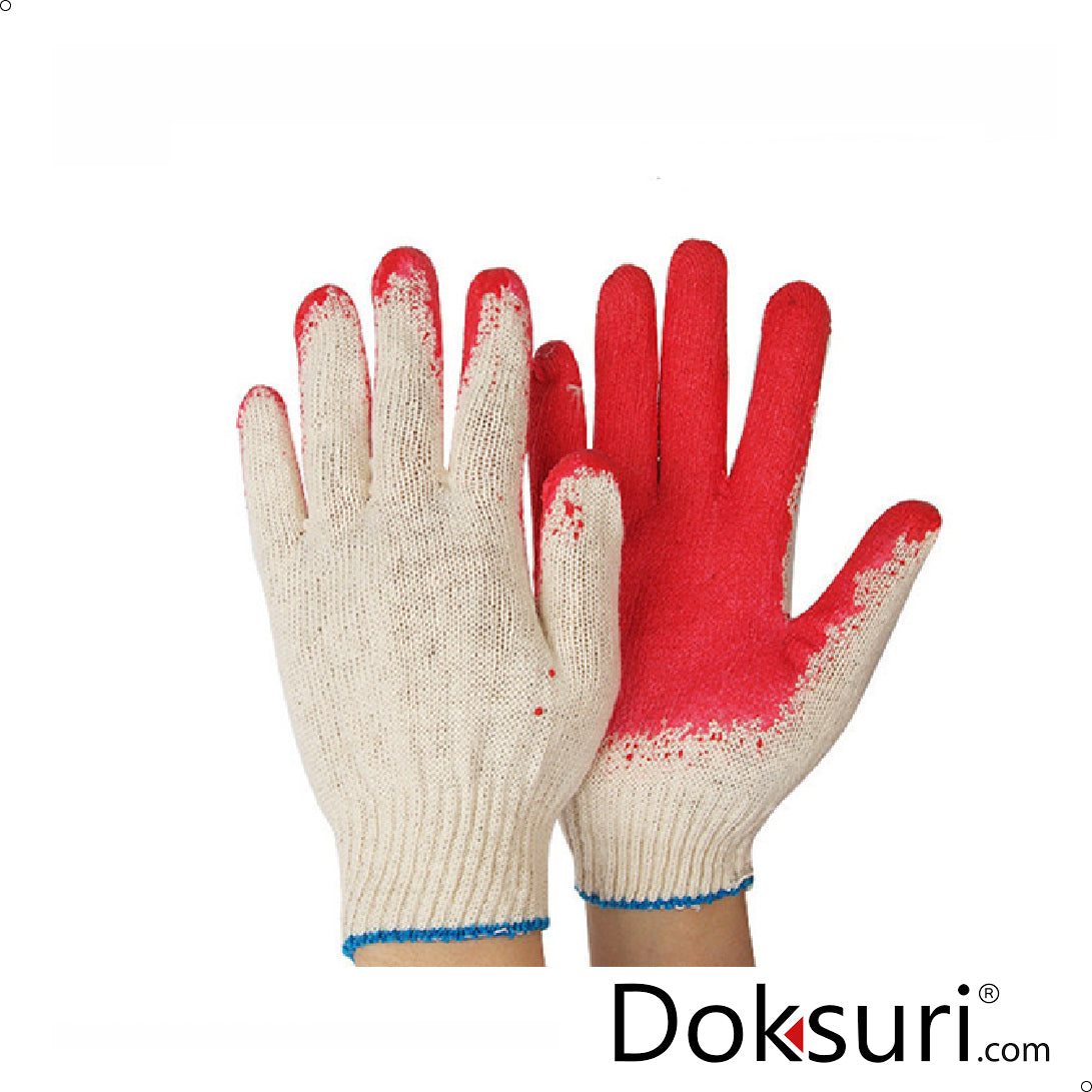 Guantes de algodón Revestidos Paquete 10 pares