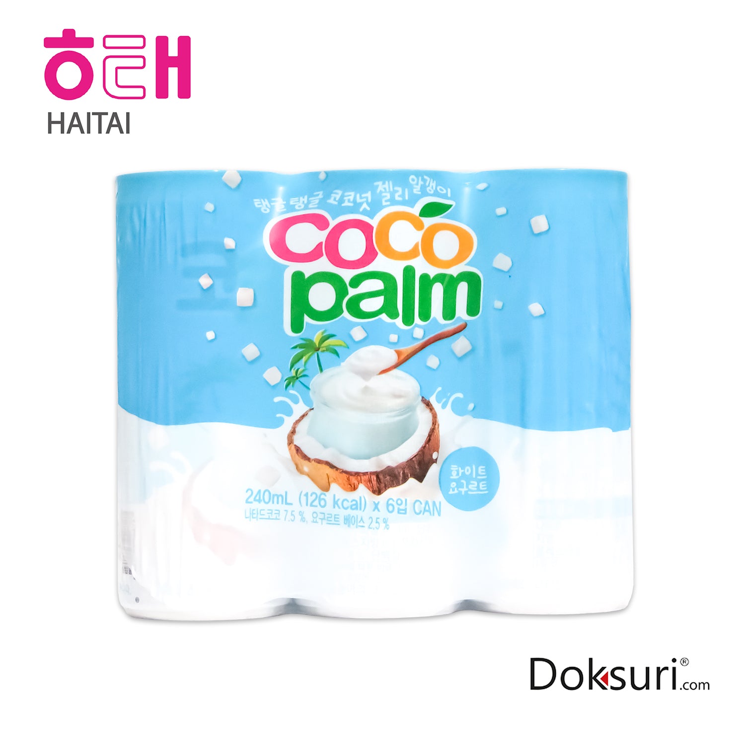 Haitai Coco Palm Yogurt 240ml - 6 Pack
