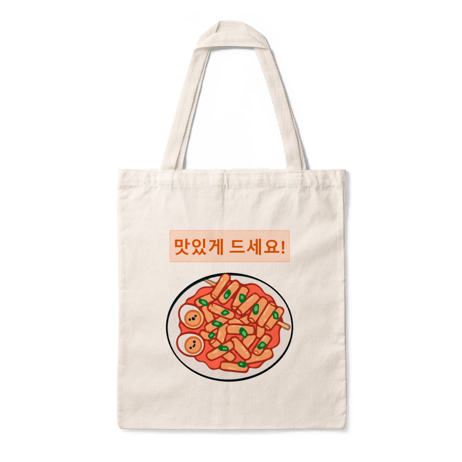 Tote bag Teokbokki