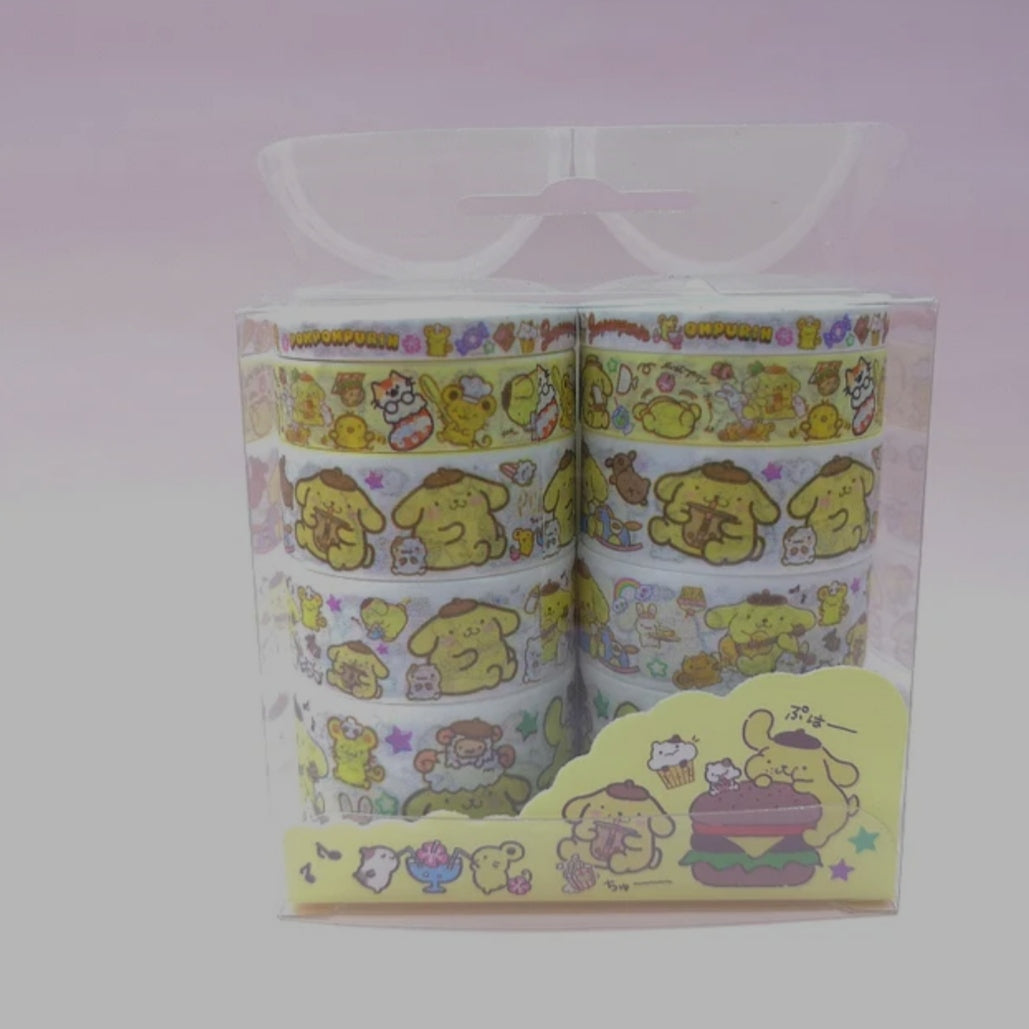 Paquete de washi tape Sanrio (10 washi tape)