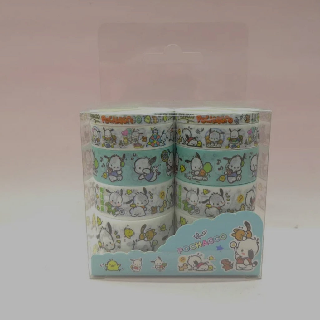 Paquete de washi tape Sanrio (10 washi tape)