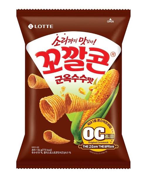 Lotte Kokal Corn Dulce Picante 134g (Café)