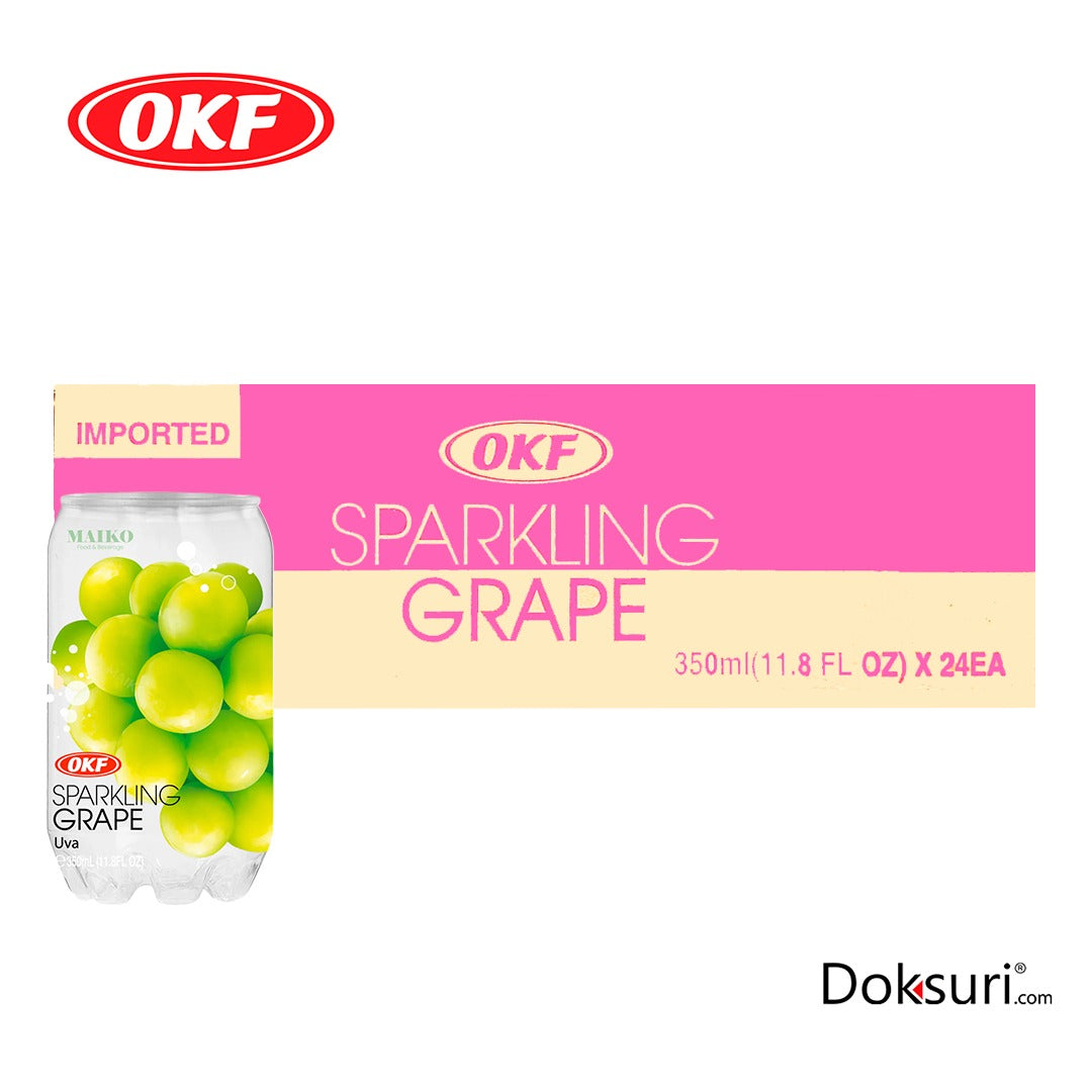 OKF Sparkling Sabor Uva Verde Caja con 24 pzas