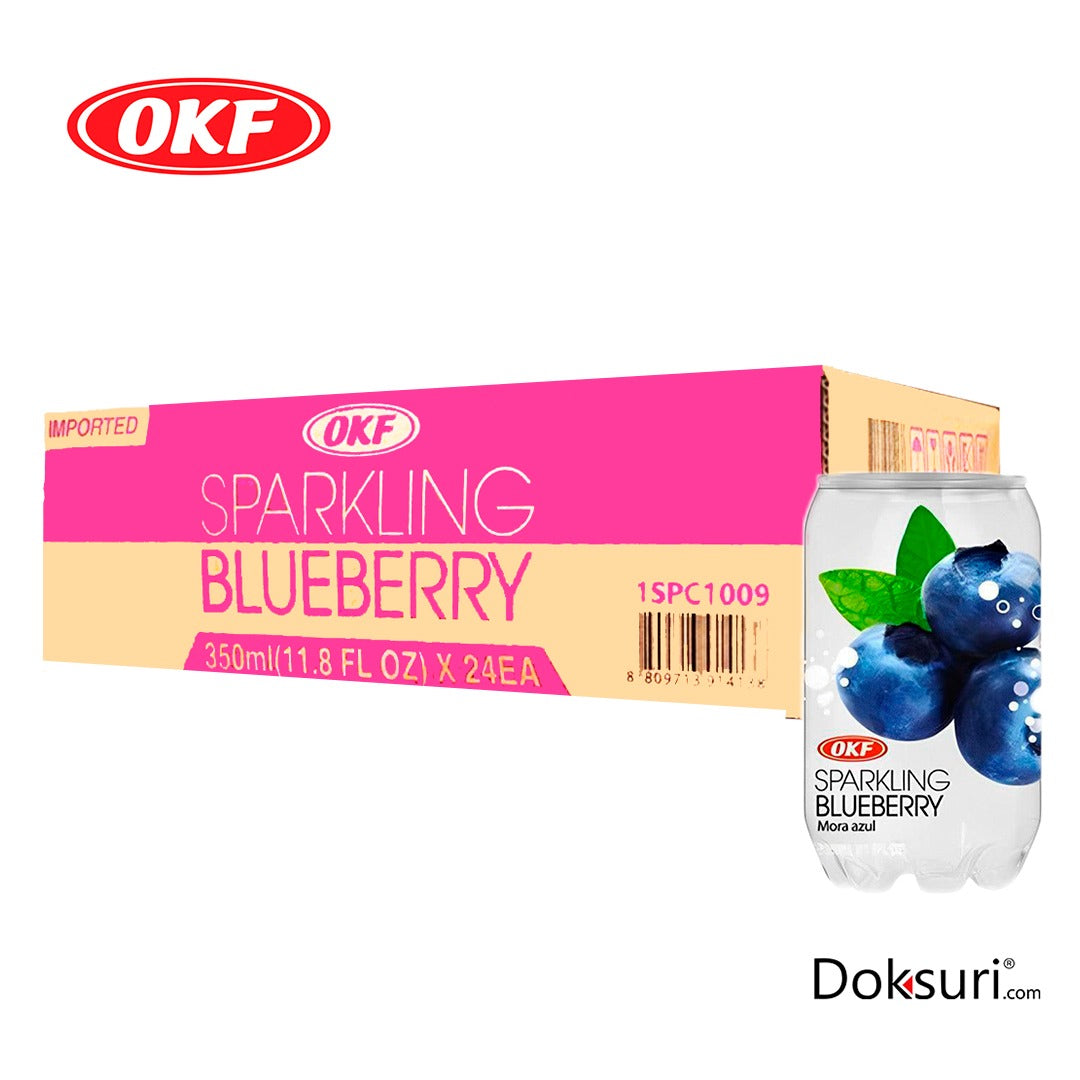 OKF Sparkling Sabor Blueberry Caja con 24 pzas