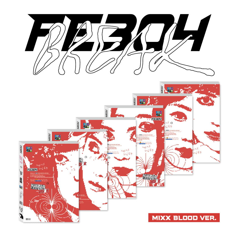 NMIXX 2nd EP Album Fe3O4 Break Ver. Mixx Blood ver. Random