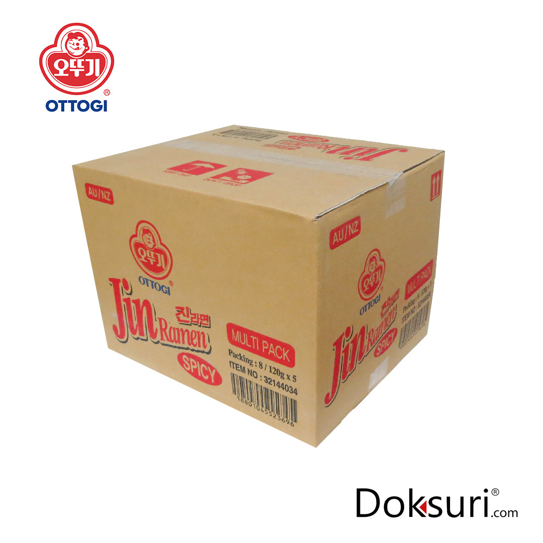 Ottogi Jin Ramen Picante 120g Caja 40 Piezas