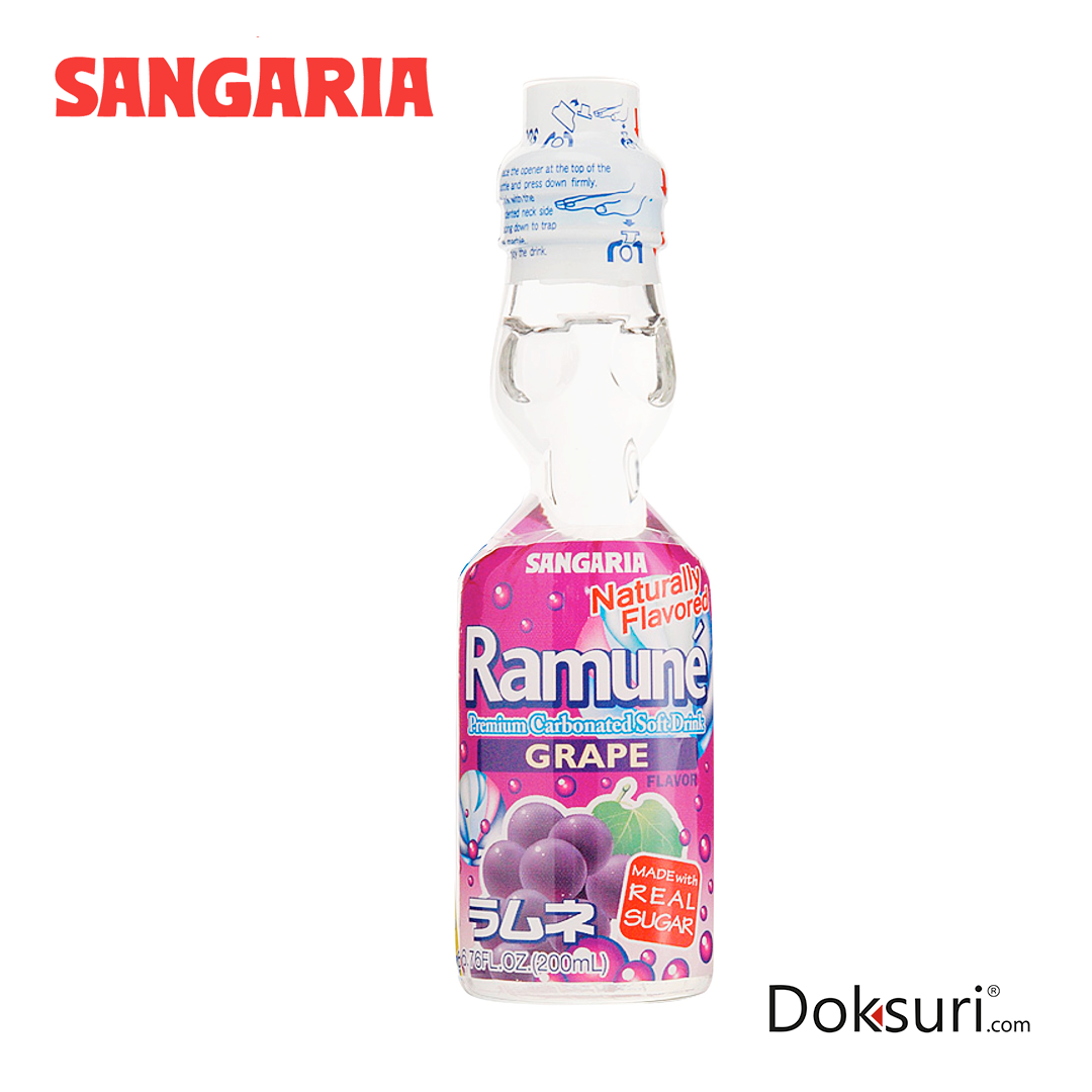 Sangaria Ramune Sabor Uva 200ml