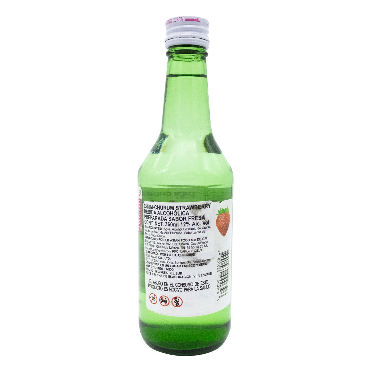 Chum Churum Soju sabor Fresa 360ml