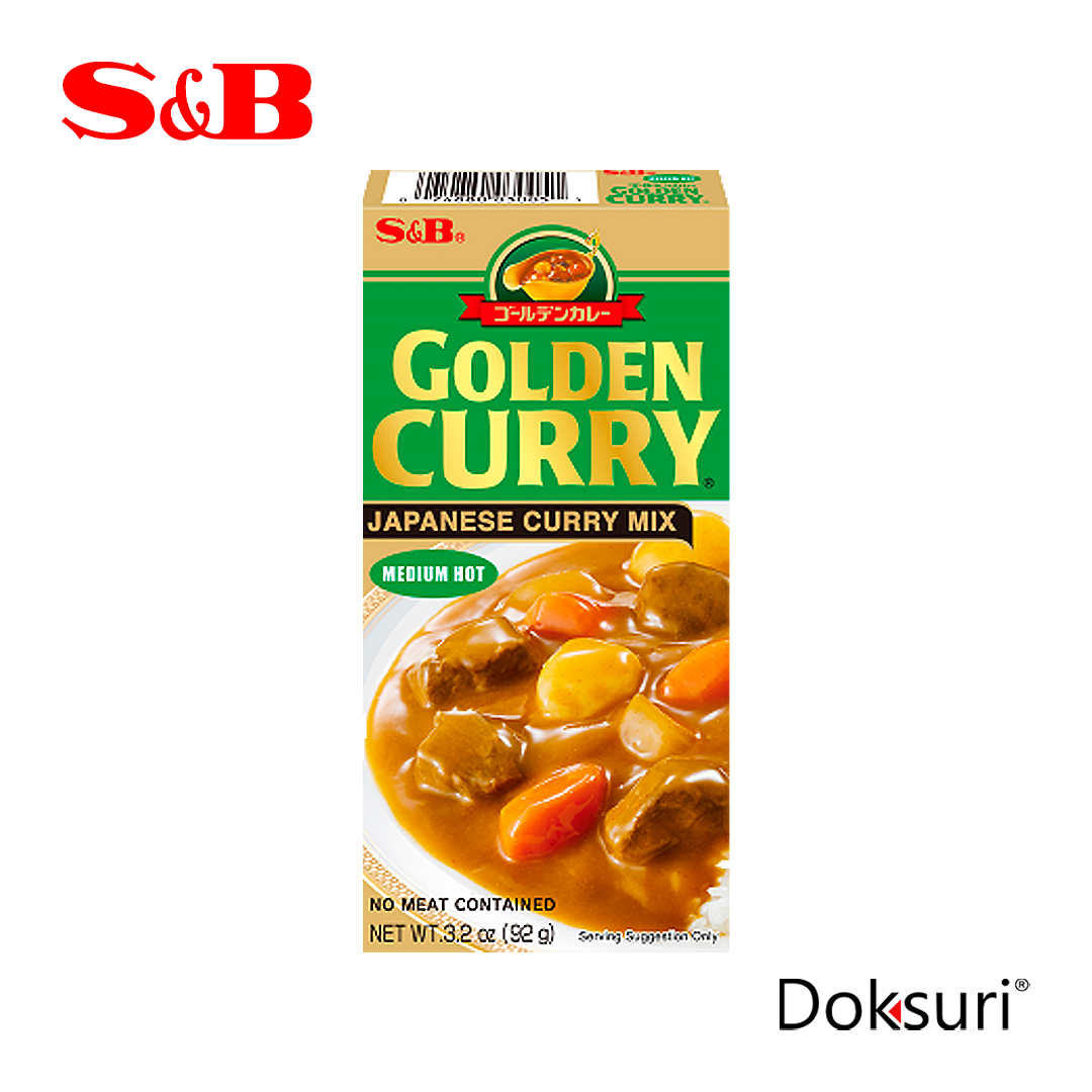 S&B Golden Curry Med Hot 92gr