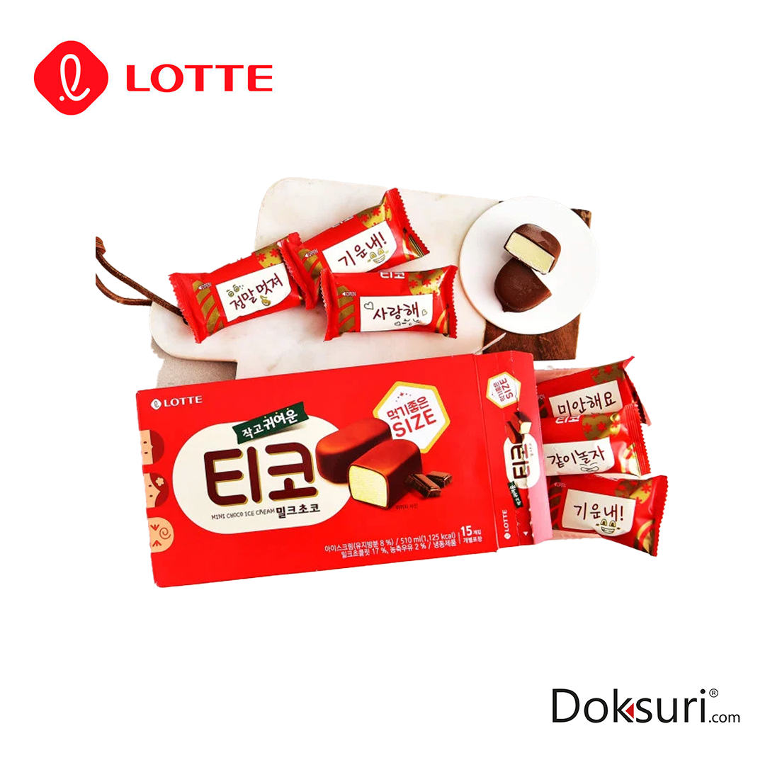 Lotte Tico Mini Ice Cream Vainilla 15pzas