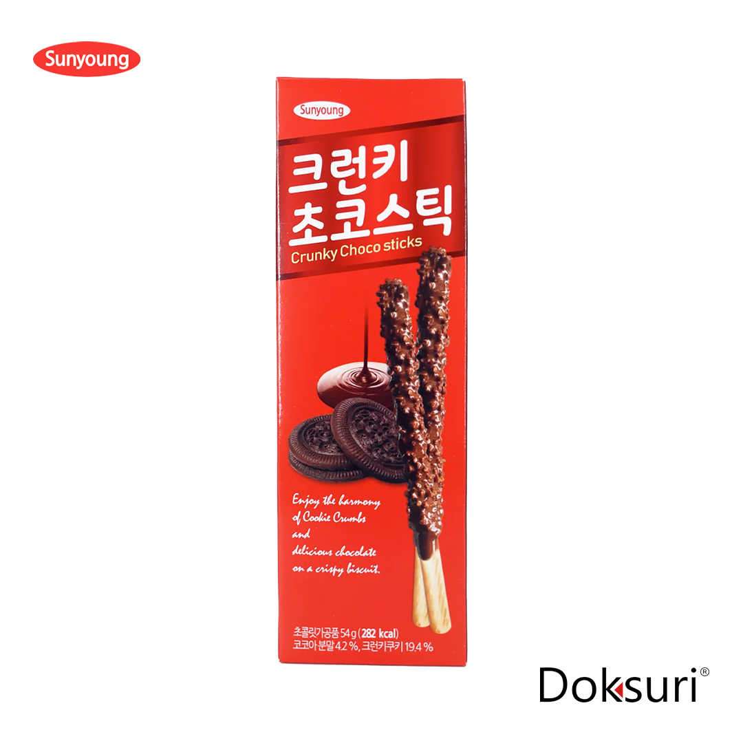 Sunyoung Crunky Choco Sticks 54g