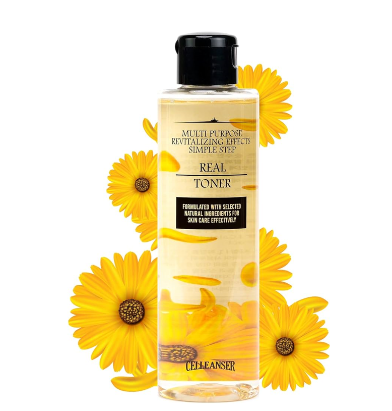Celleanser Real Toner Calendula Officinalis Flower Extract