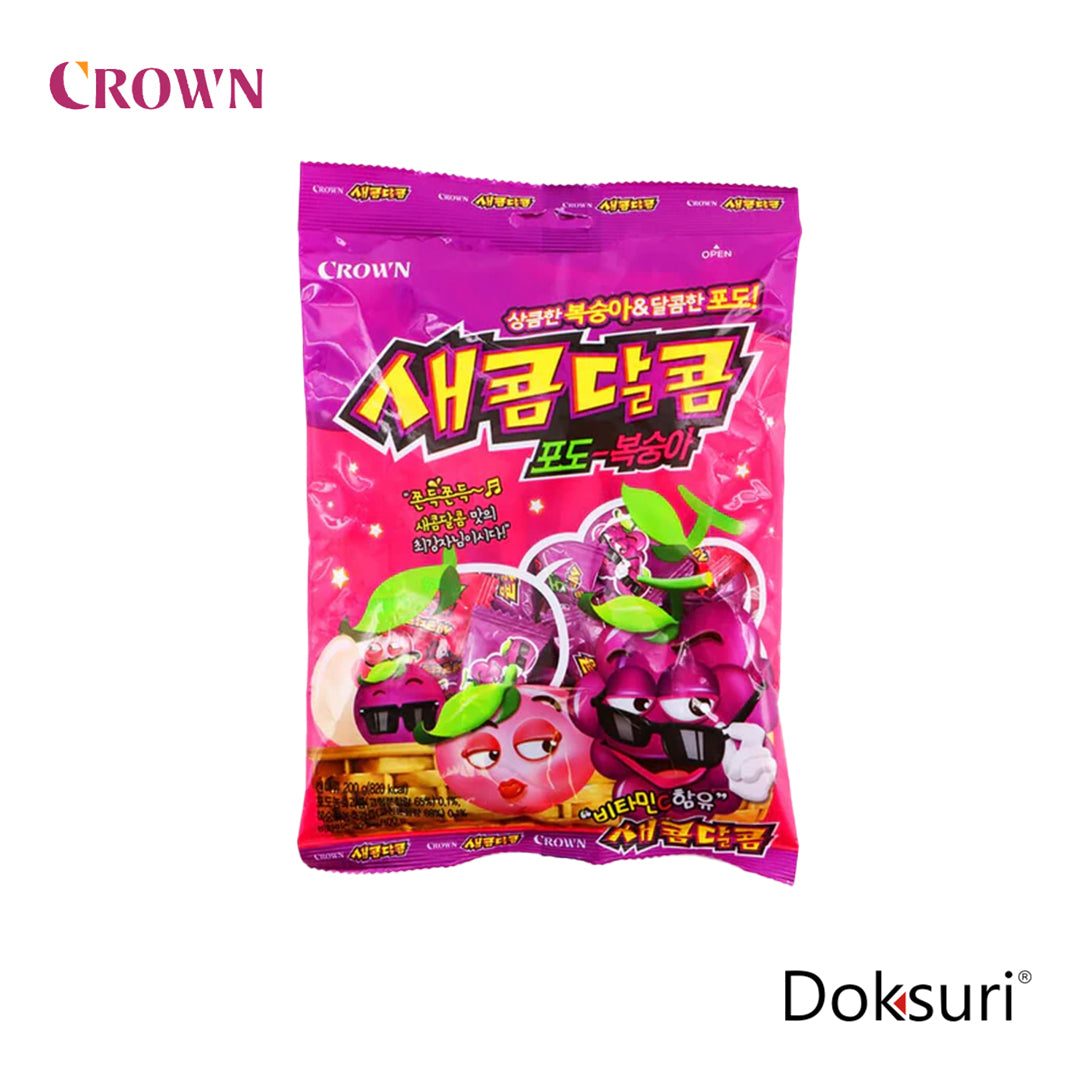 Crown Secom Uva y Durazno 200g