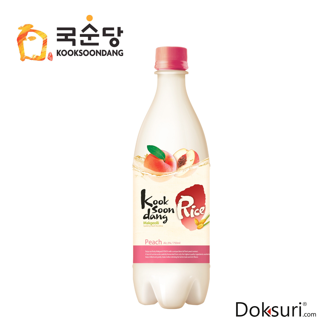 Kook Soon Dang Makgeolli sabor Durazno 750ml