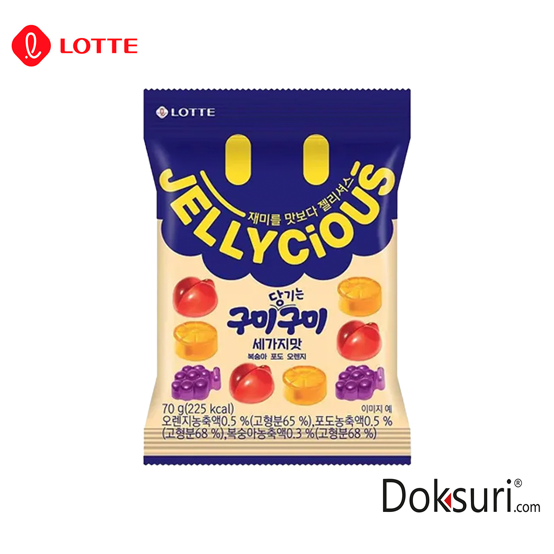 Lotte Gomitas Jellycious Gumy Fruit Mix 70g