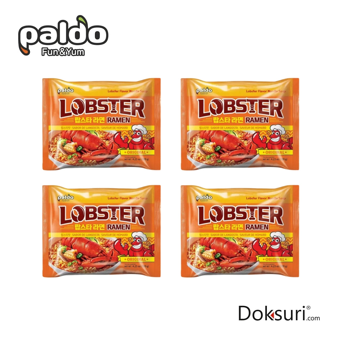 Paldo Lobster Ramen 120g Multibolsa 4 piezas