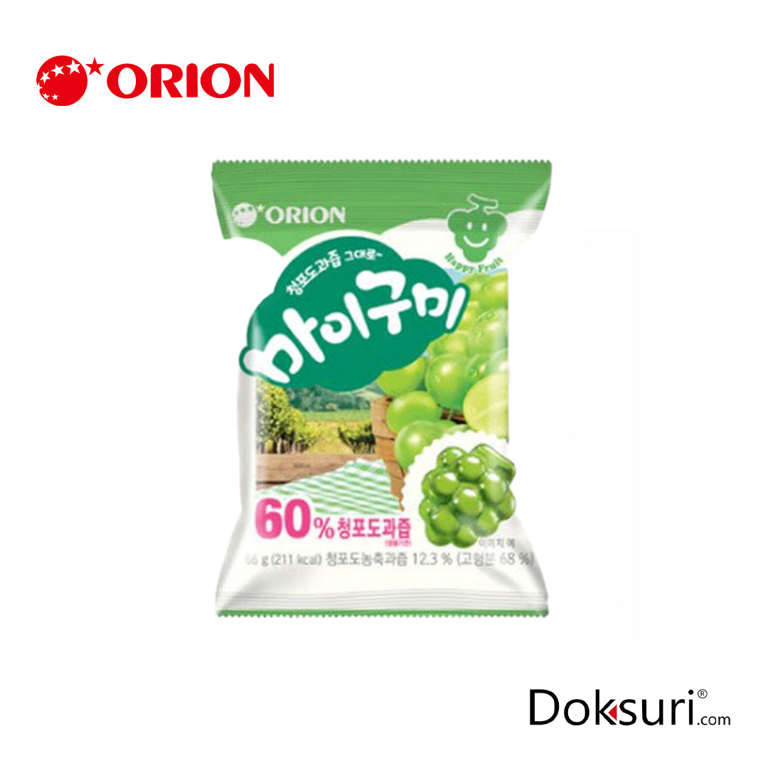 Orion  Gomitas Sabor Uva Verde 66g