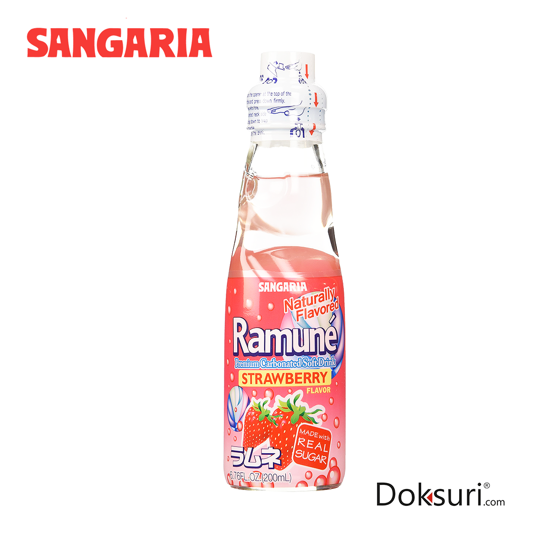 Sangaria Ramune Sabor fresa 200ml