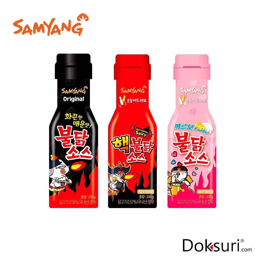 Samyang Salsas Buldak Surtidos 3pzs 200g C/u