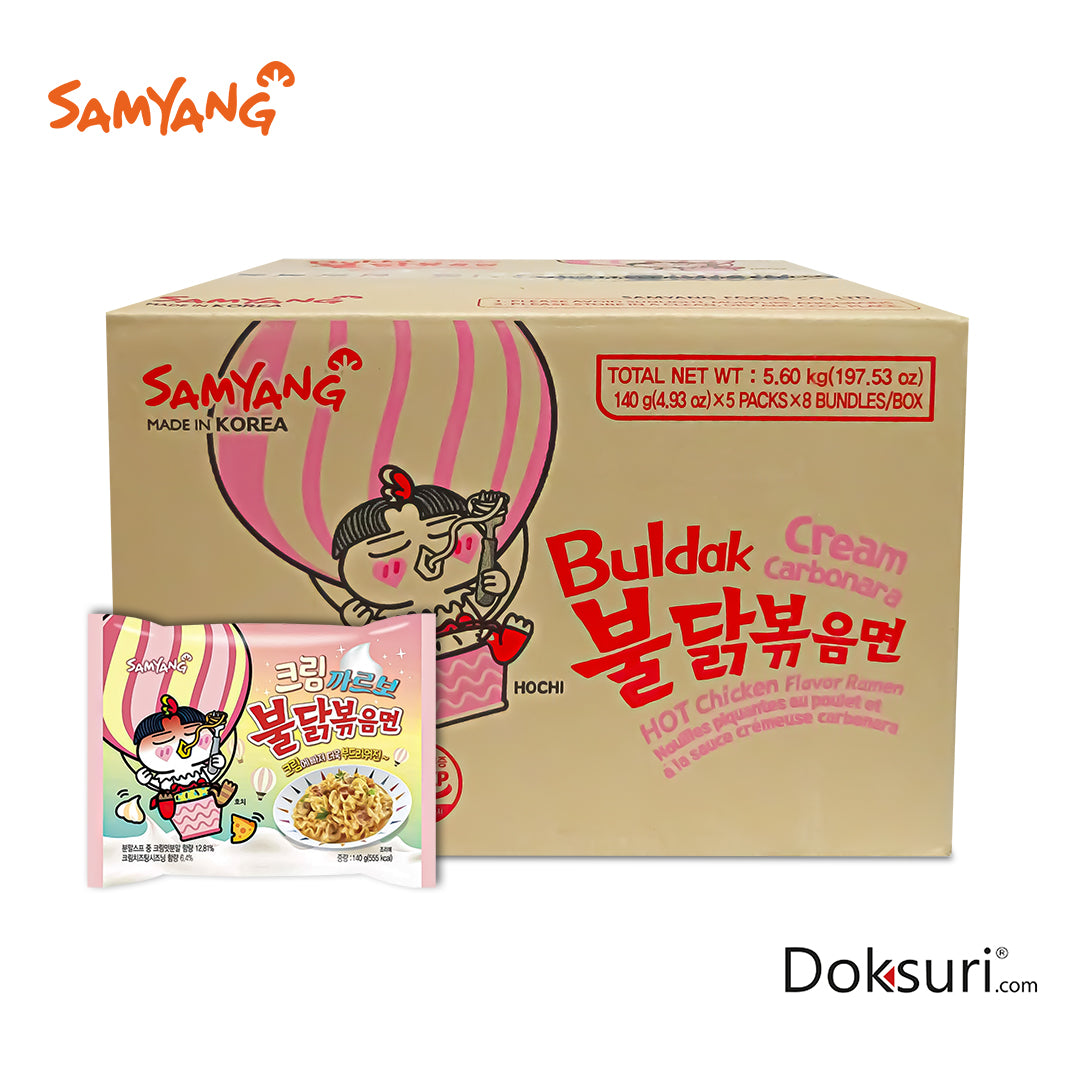 Samyang Hot Chicken Cream Carbo 140g Caja 40pzas