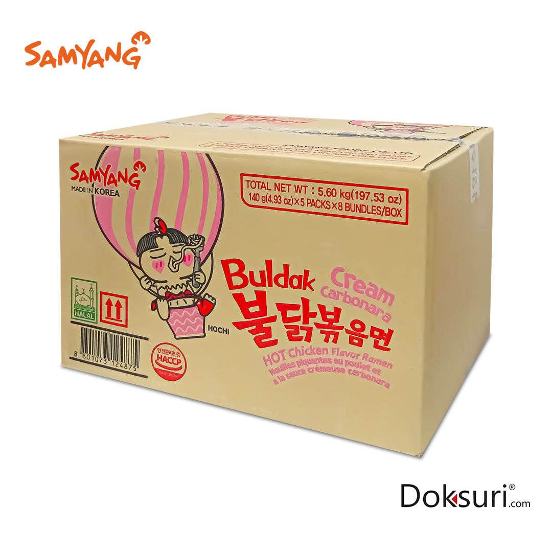 Samyang Hot Chicken Cream Carbo 140g Caja 40pzas
