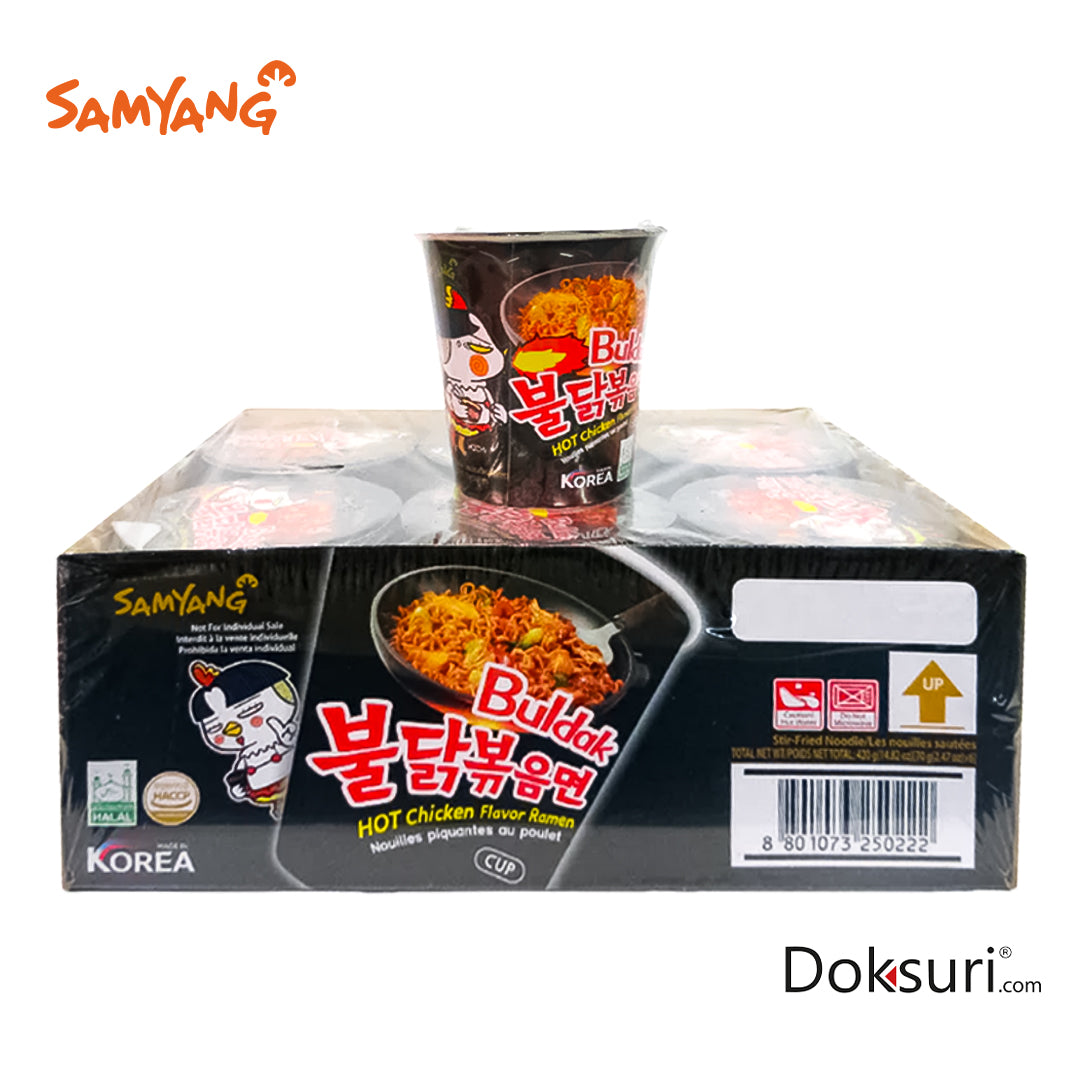Samyang Hot Chicken Original Cup 70g Pack 6pz