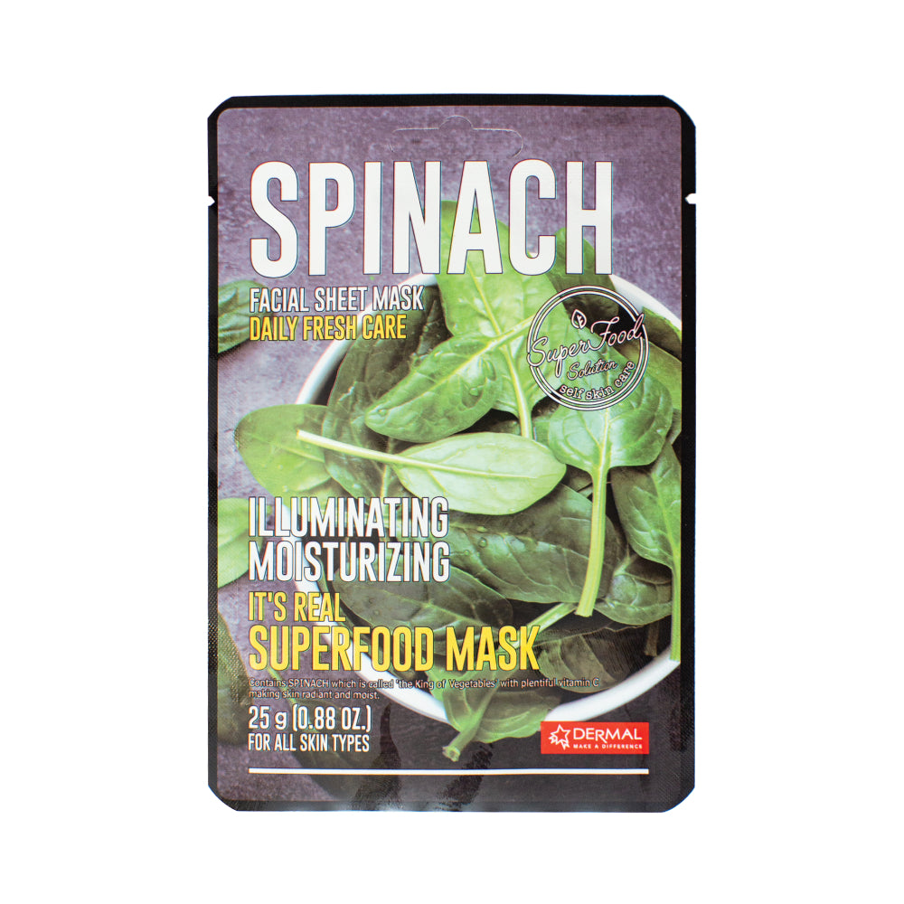 Dermal It's Real Superfood Mask Spinach