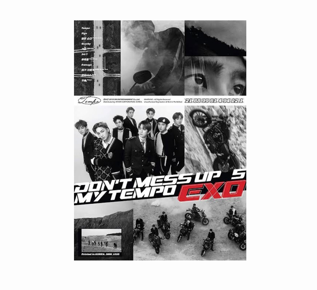 Exo Don't Mess Up My Tempo Vol.5 Allegro Ver.