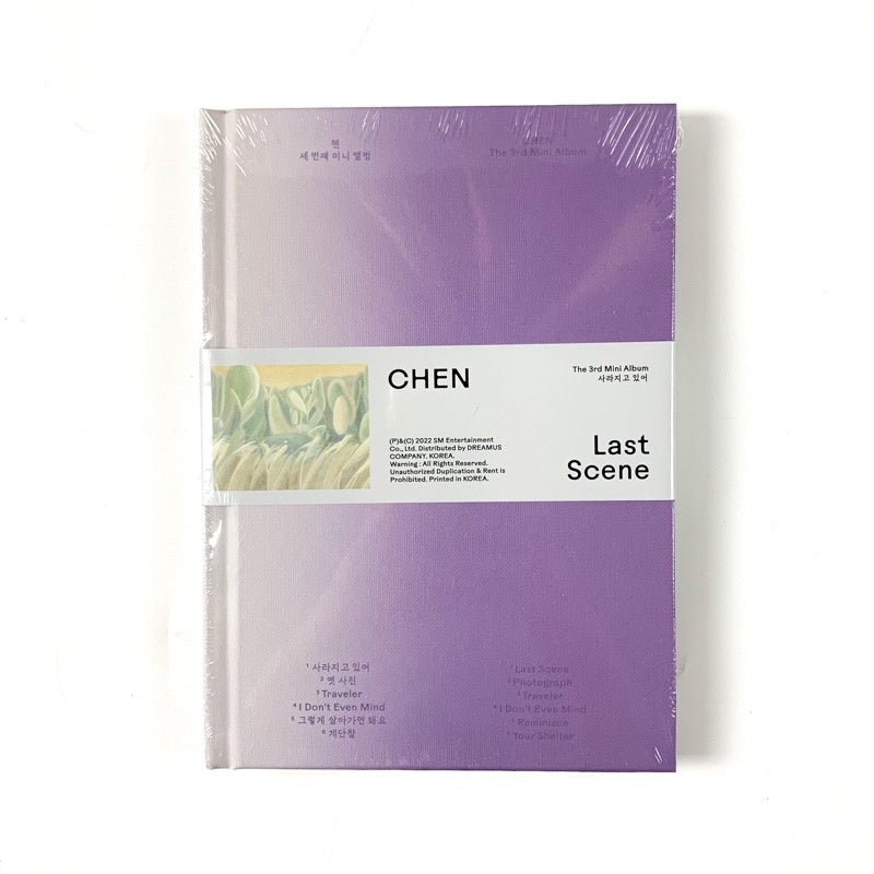 Chen - 3rd Mini Album Last Scene (Photobook Ver.) Violet Ver.